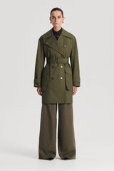 Jackets | Women Scanlan Theodore TRENCH COAT Jungle
