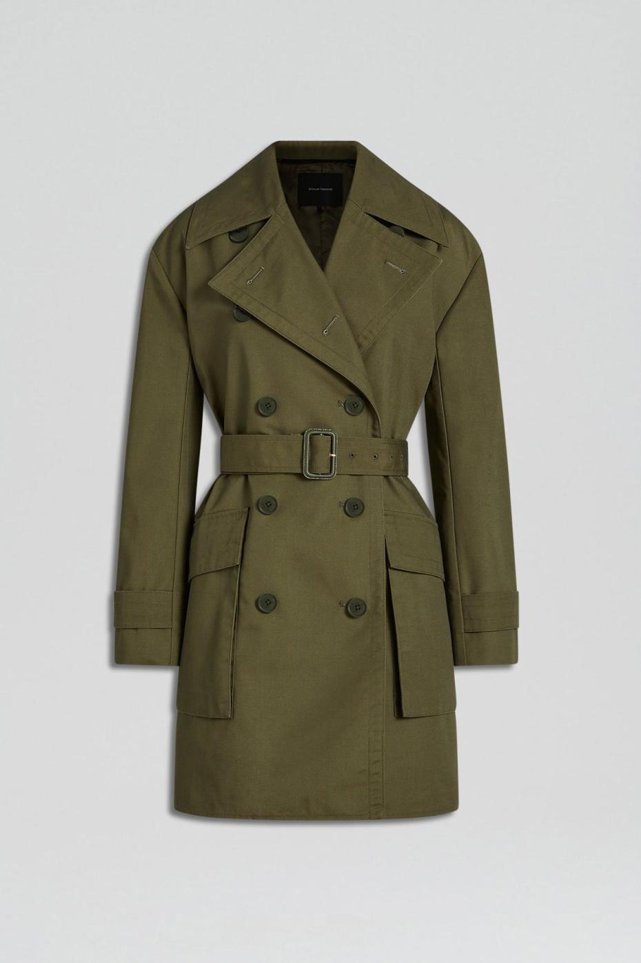 Jackets | Women Scanlan Theodore TRENCH COAT Jungle