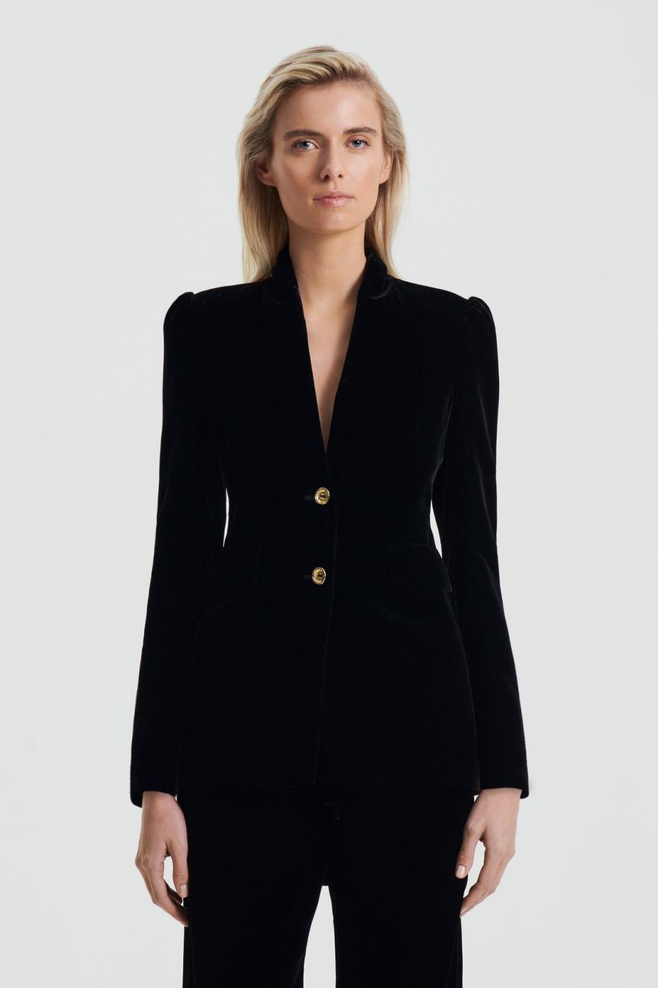 Jackets | Women Scanlan Theodore VELVET JACKET Black