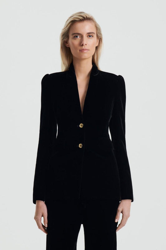 Jackets | Women Scanlan Theodore VELVET JACKET Black