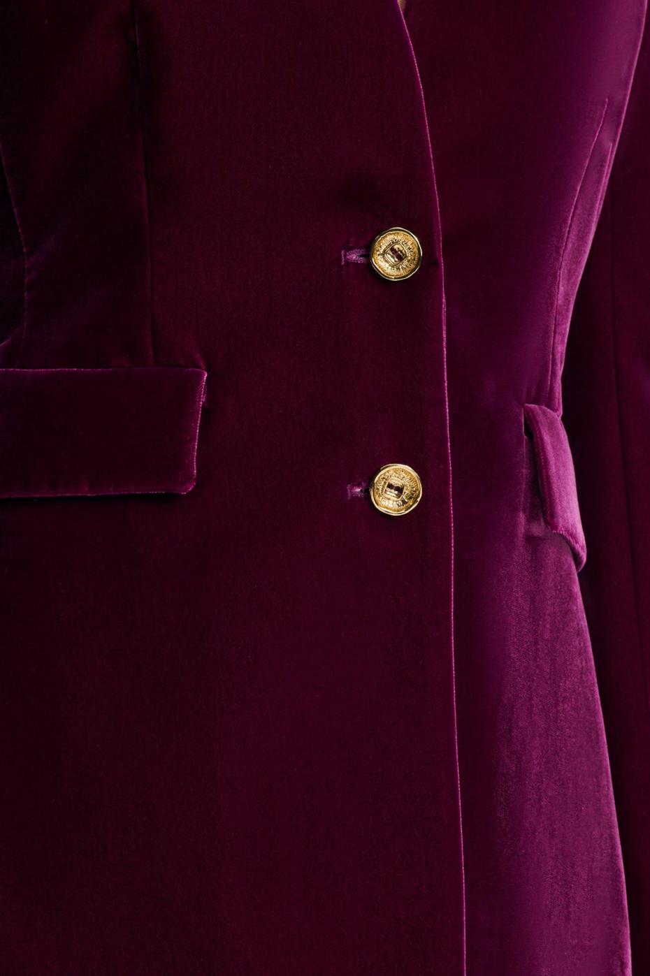 Jackets | Women Scanlan Theodore VELVET JACKET Mulberry