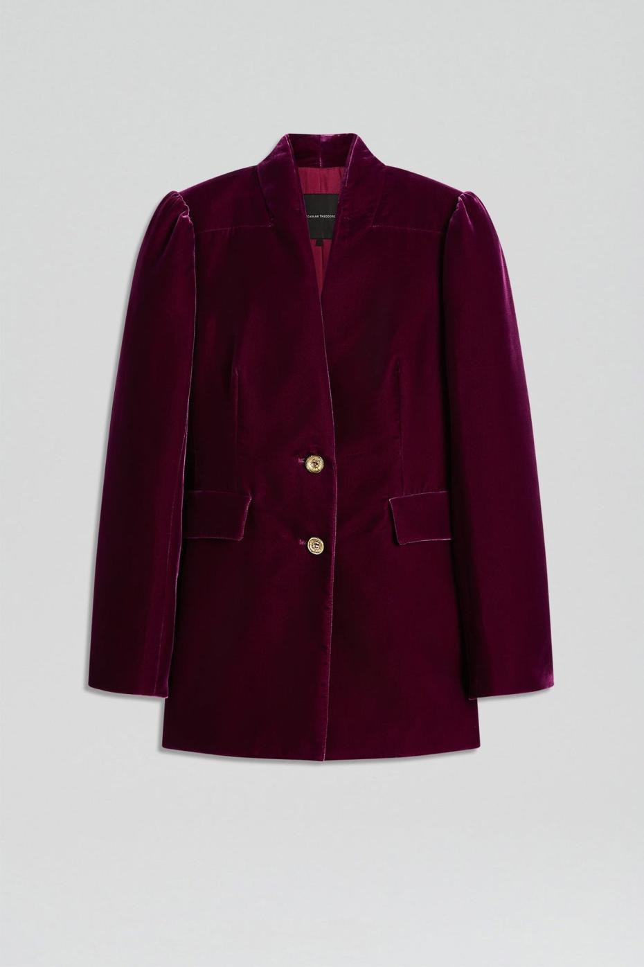 Jackets | Women Scanlan Theodore VELVET JACKET Mulberry