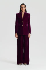 Jackets | Women Scanlan Theodore VELVET JACKET Mulberry