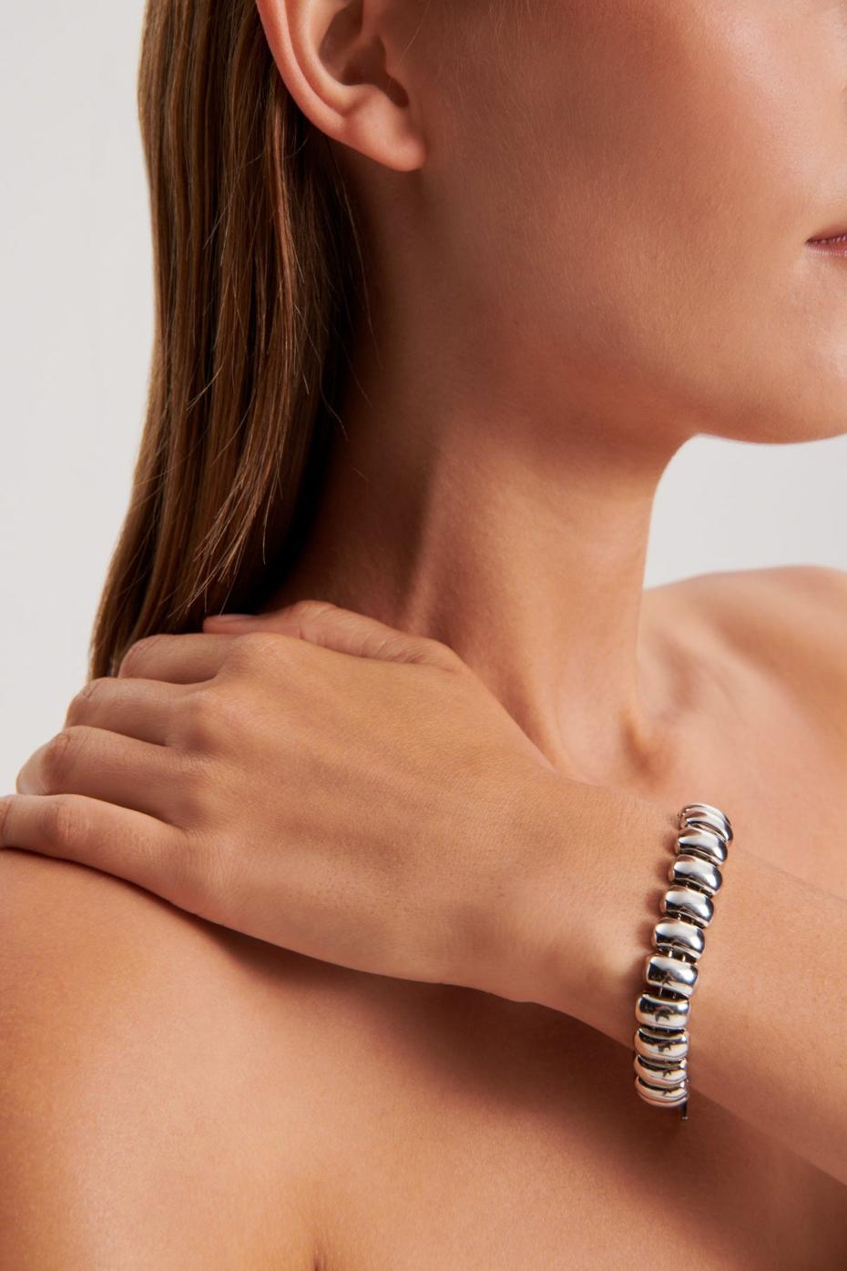 Jewelry | Women Scanlan Theodore BEETLE CHAIN BRACELET Silver