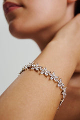 Jewelry | Women Scanlan Theodore CRYSTAL FLOWER BRACELET Light.gold.crystal