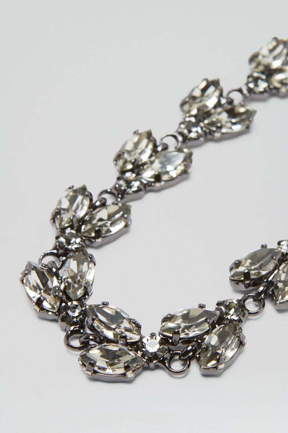 Jewelry | Women Scanlan Theodore CRYSTAL LEAF CHOKER Black.diamond
