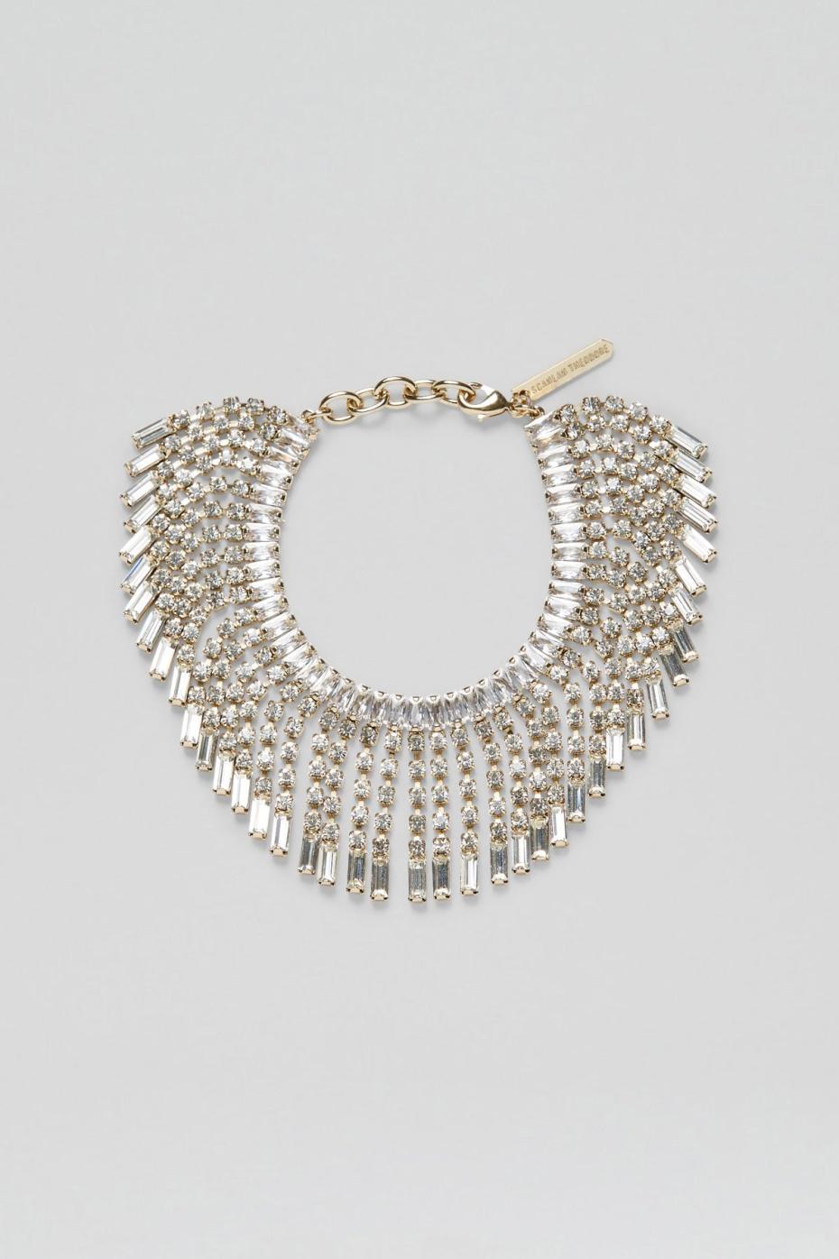 Jewelry | Women Scanlan Theodore DIAMANTE DECO FRINGE BRACELET Light.gold.crystal