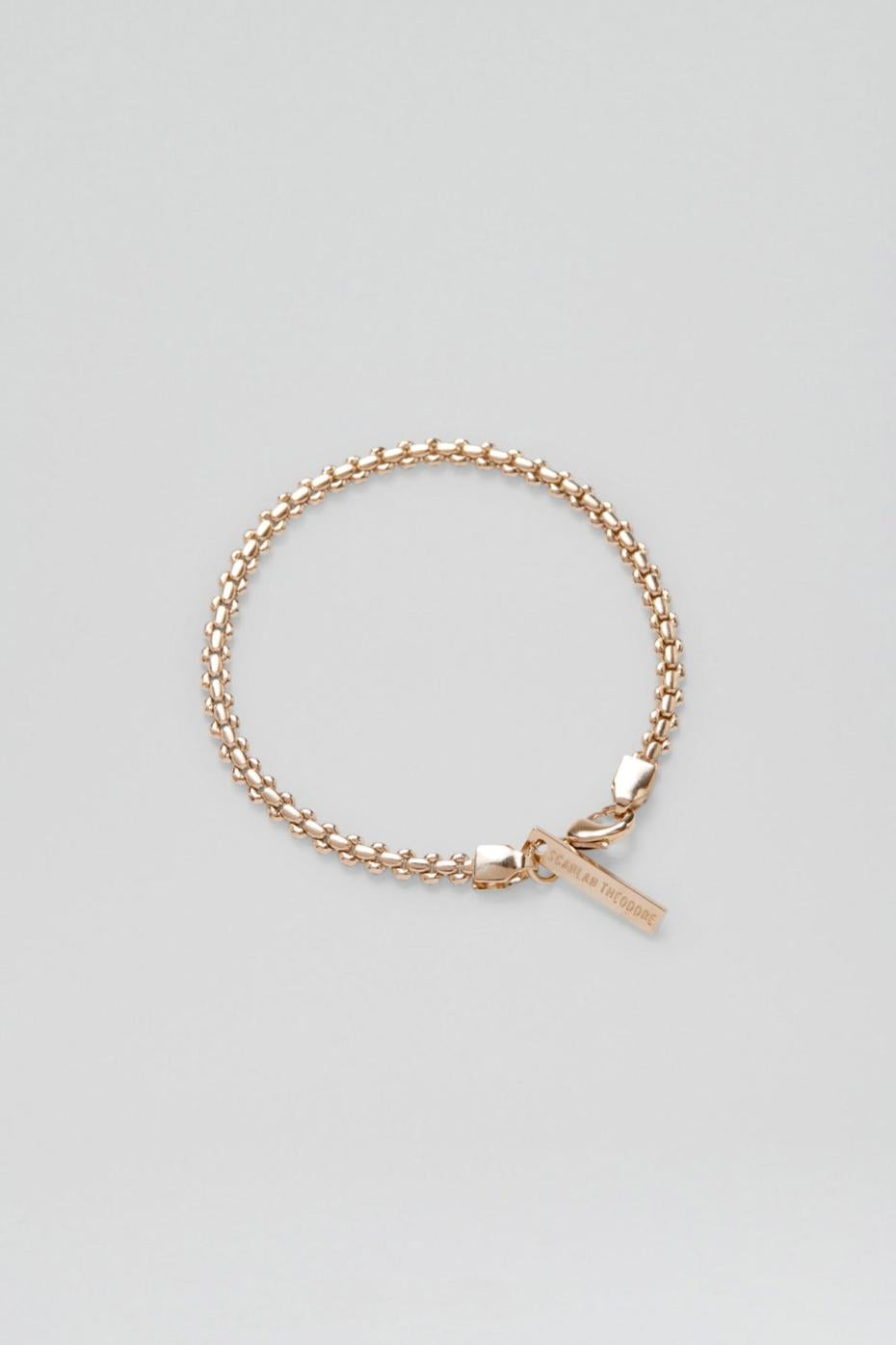 Jewelry | Women Scanlan Theodore FLAT BOX CHAIN BRACELET Light.gold