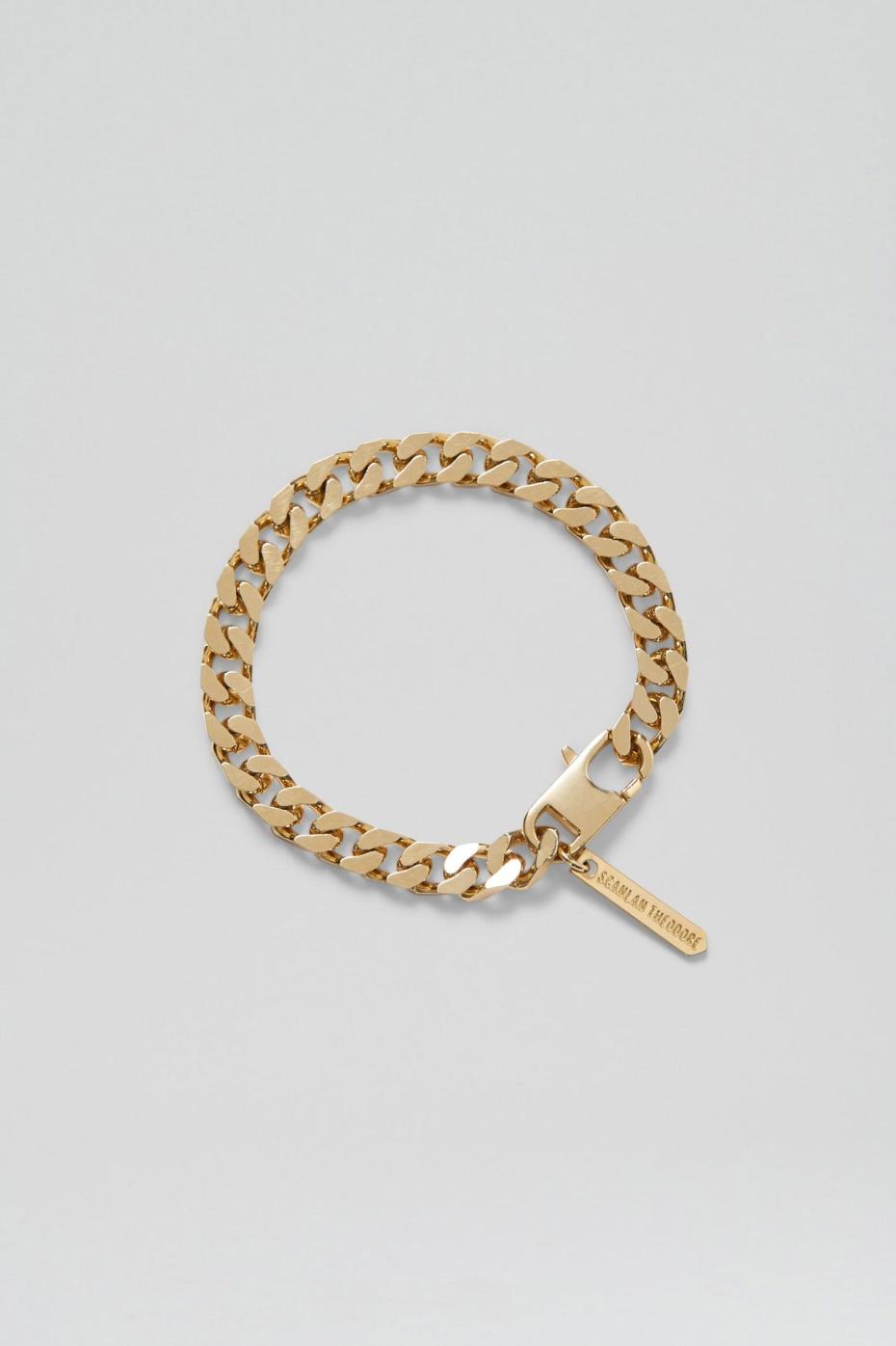 Jewelry | Women Scanlan Theodore FLAT CHAIN BRACELET Light.gold