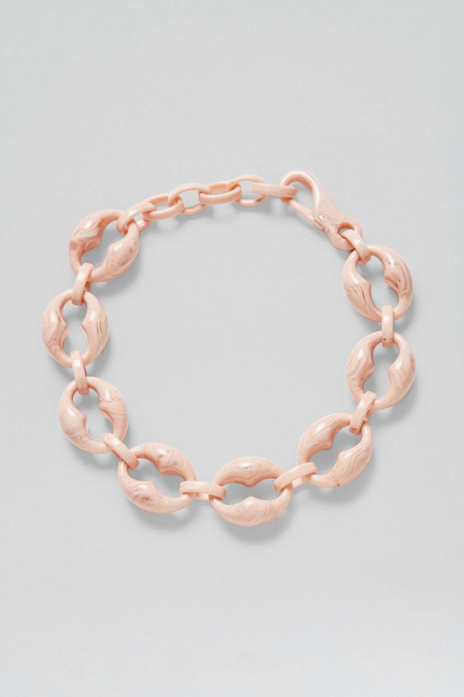 Jewelry | Women Scanlan Theodore ITALIAN RESIN CHUNKY CHOKER Chalk.pink