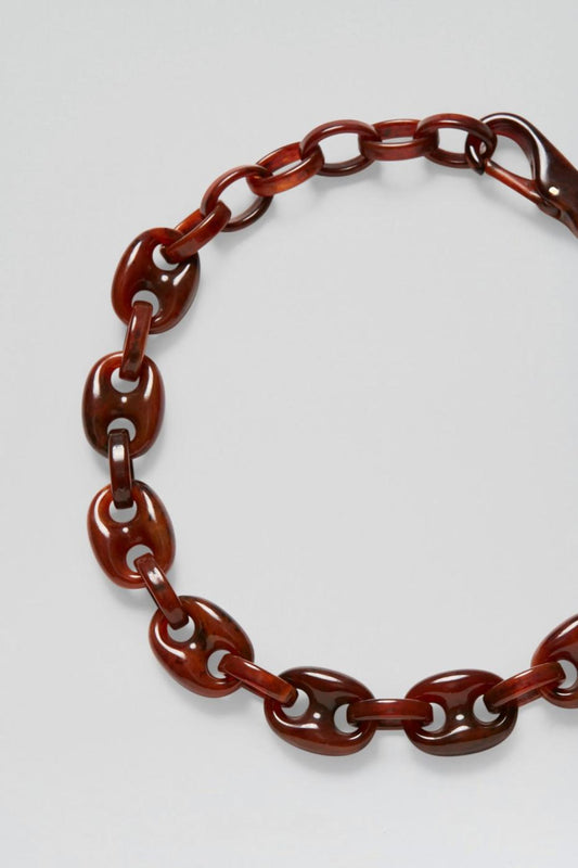 Jewelry | Women Scanlan Theodore ITALIAN RESIN MARINER CHOKER Amber
