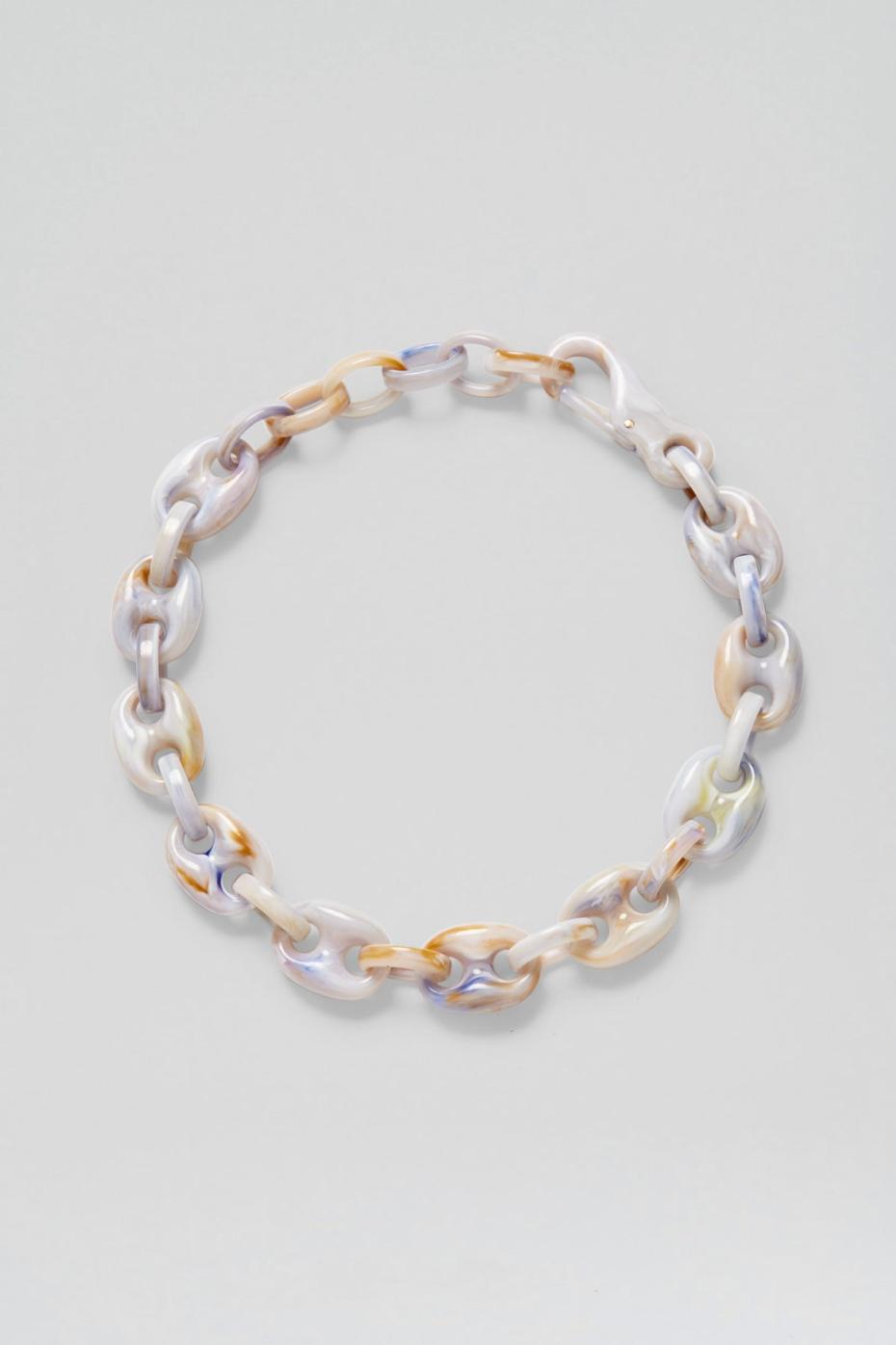 Jewelry | Women Scanlan Theodore ITALIAN RESIN MARINER CHOKER Marble
