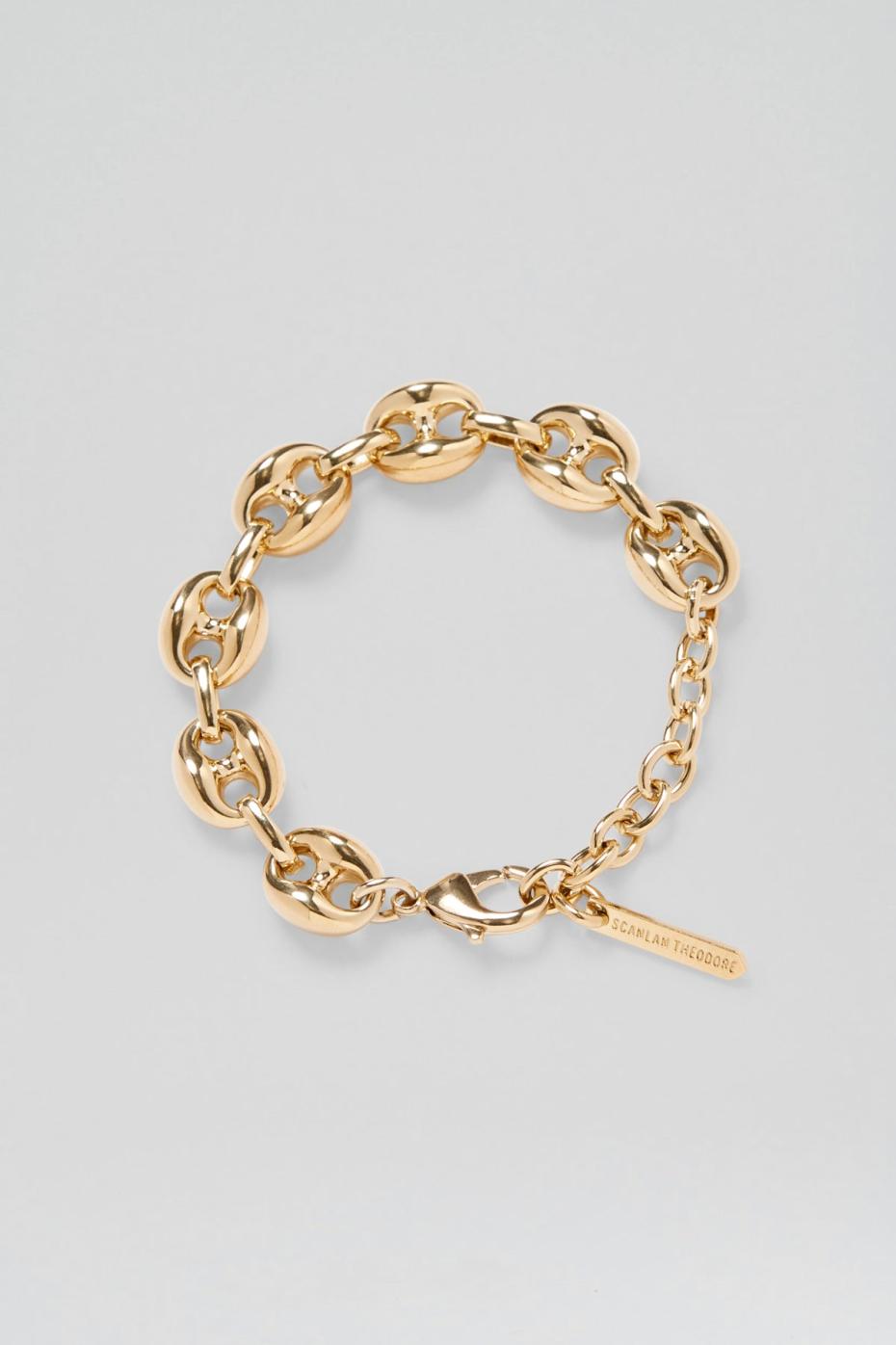 Jewelry | Women Scanlan Theodore MARINE LINK CHAIN BRACELET Light.gold