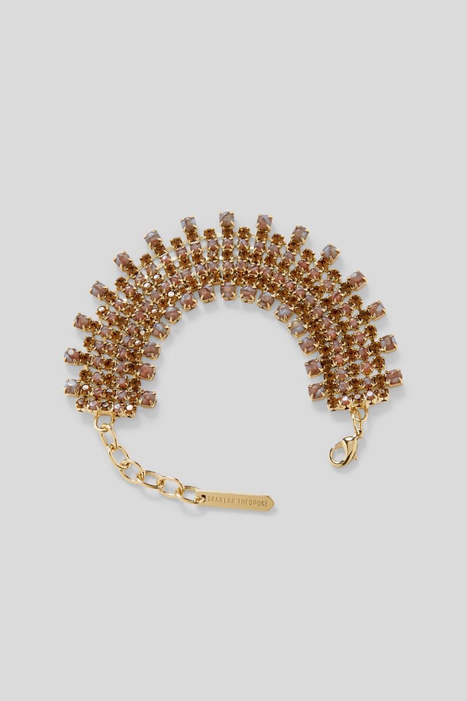 Jewelry | Women Scanlan Theodore OPAL STRASS BRACELET Smoked.topaz