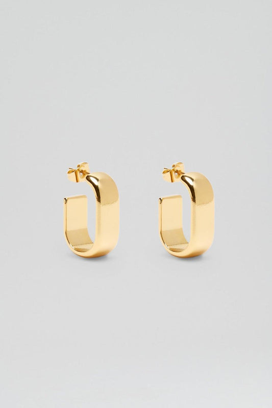 Jewelry | Women Scanlan Theodore ROLO HOOP EARRINGS Gold