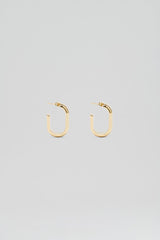 Jewelry | Women Scanlan Theodore ROLO HOOP EARRINGS Light.gold