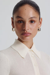 Jewelry | Women Scanlan Theodore ROLO HOOP EARRINGS Light.gold