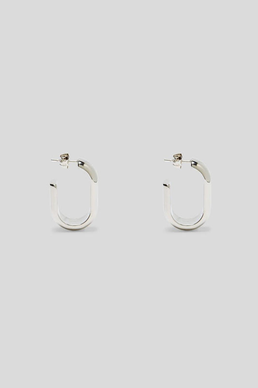 Jewelry | Women Scanlan Theodore ROLO HOOP EARRINGS Silver