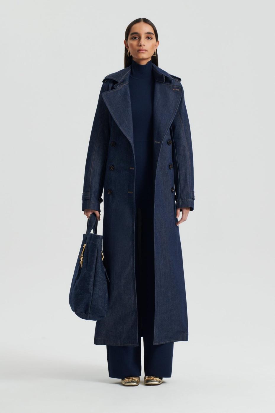 Jumpsuits | Women Scanlan Theodore MICRO CREPE JUMPSUIT Navy