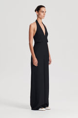 Jumpsuits | Women Scanlan Theodore WOOL BARATHEA JUMPSUIT Black
