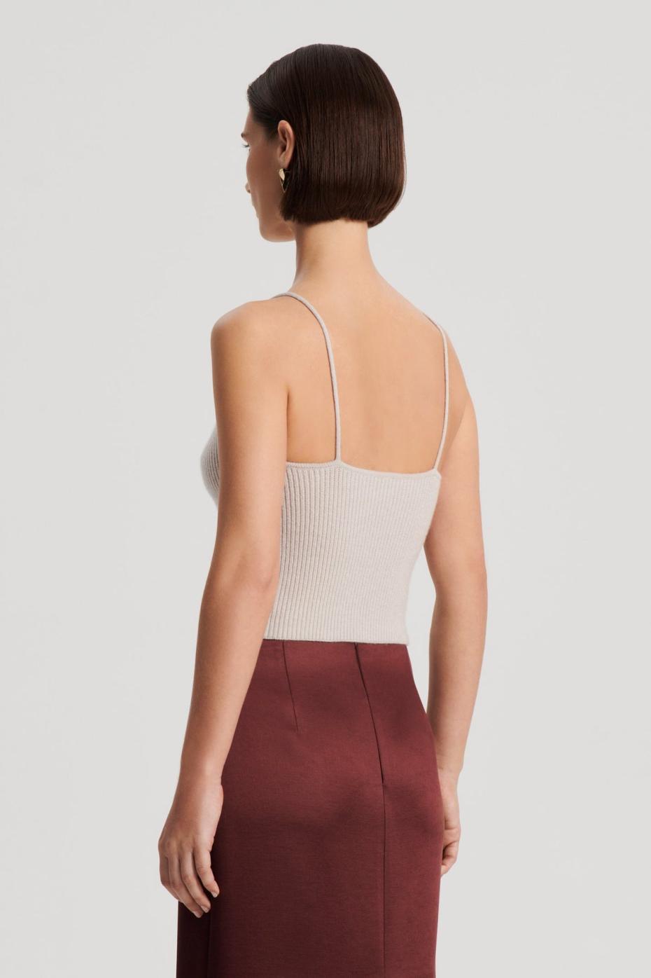 Knitwear | Women Scanlan Theodore CASHMERE CAMISOLE Dove