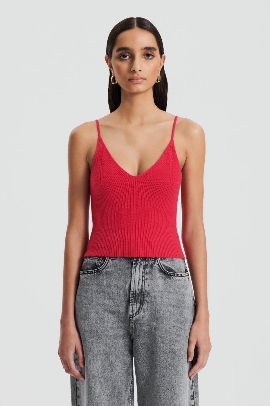 Knitwear | Women Scanlan Theodore CASHMERE CAMISOLE Rosa