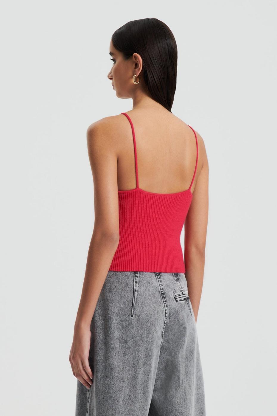 Knitwear | Women Scanlan Theodore CASHMERE CAMISOLE Rosa