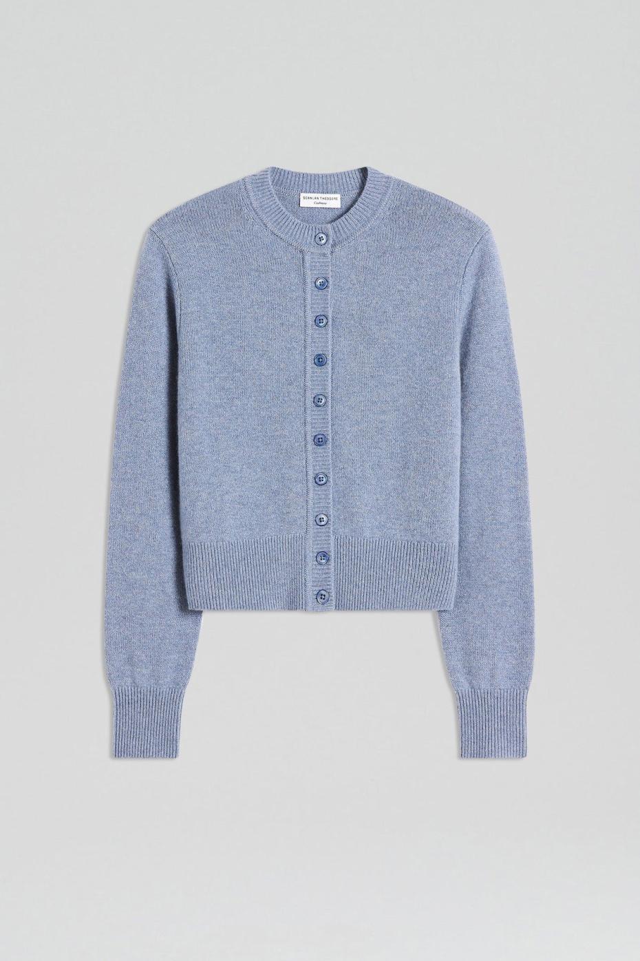 Knitwear | Women Scanlan Theodore CASHMERE CARDIGAN Denim