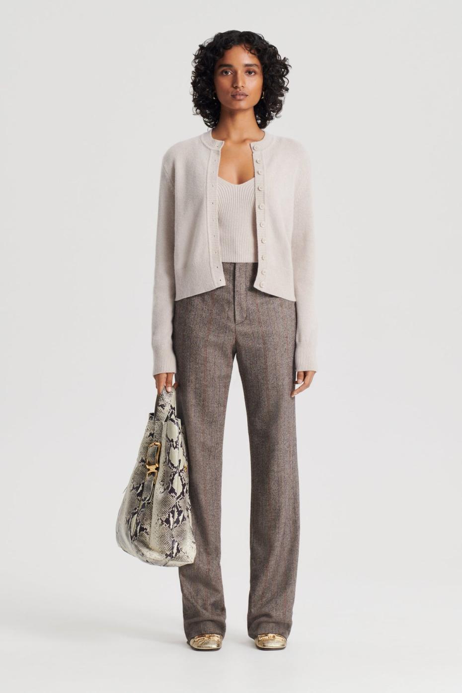 Knitwear | Women Scanlan Theodore CASHMERE CARDIGAN Dove