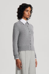 Knitwear | Women Scanlan Theodore CASHMERE CARDIGAN Grey.melange