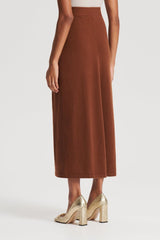 Knitwear | Women Scanlan Theodore CASHMERE SARONG SKIRT Spice