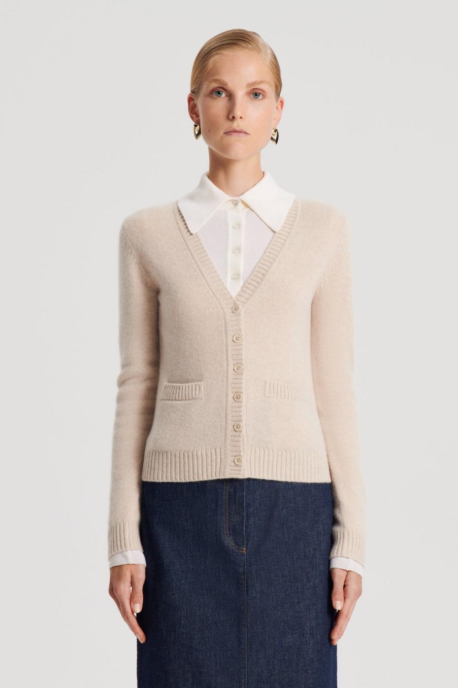 Knitwear | Women Scanlan Theodore CASHMERE V Wheat