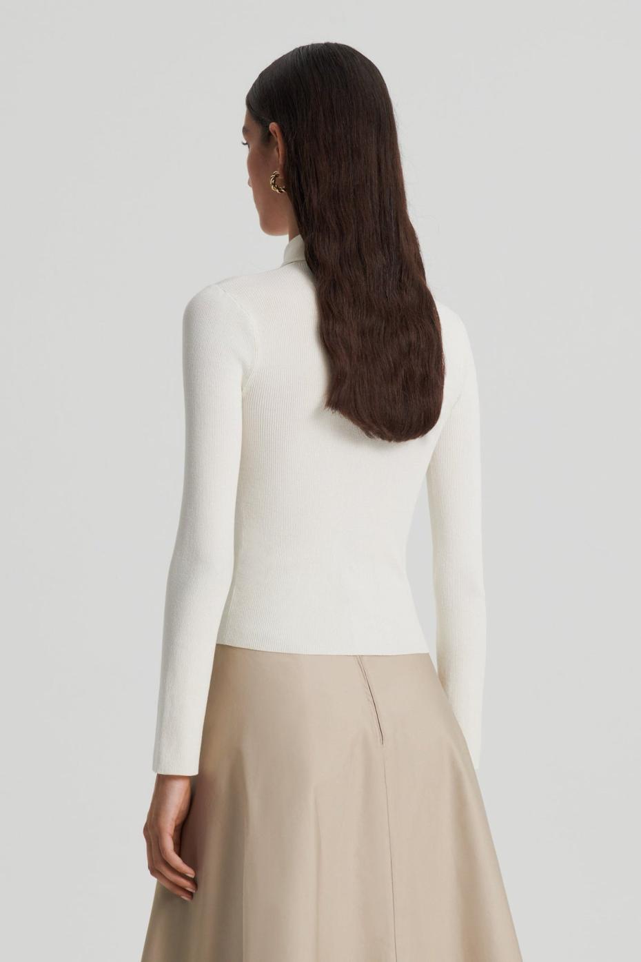 Knitwear | Women Scanlan Theodore KNIT SHIRT Cream