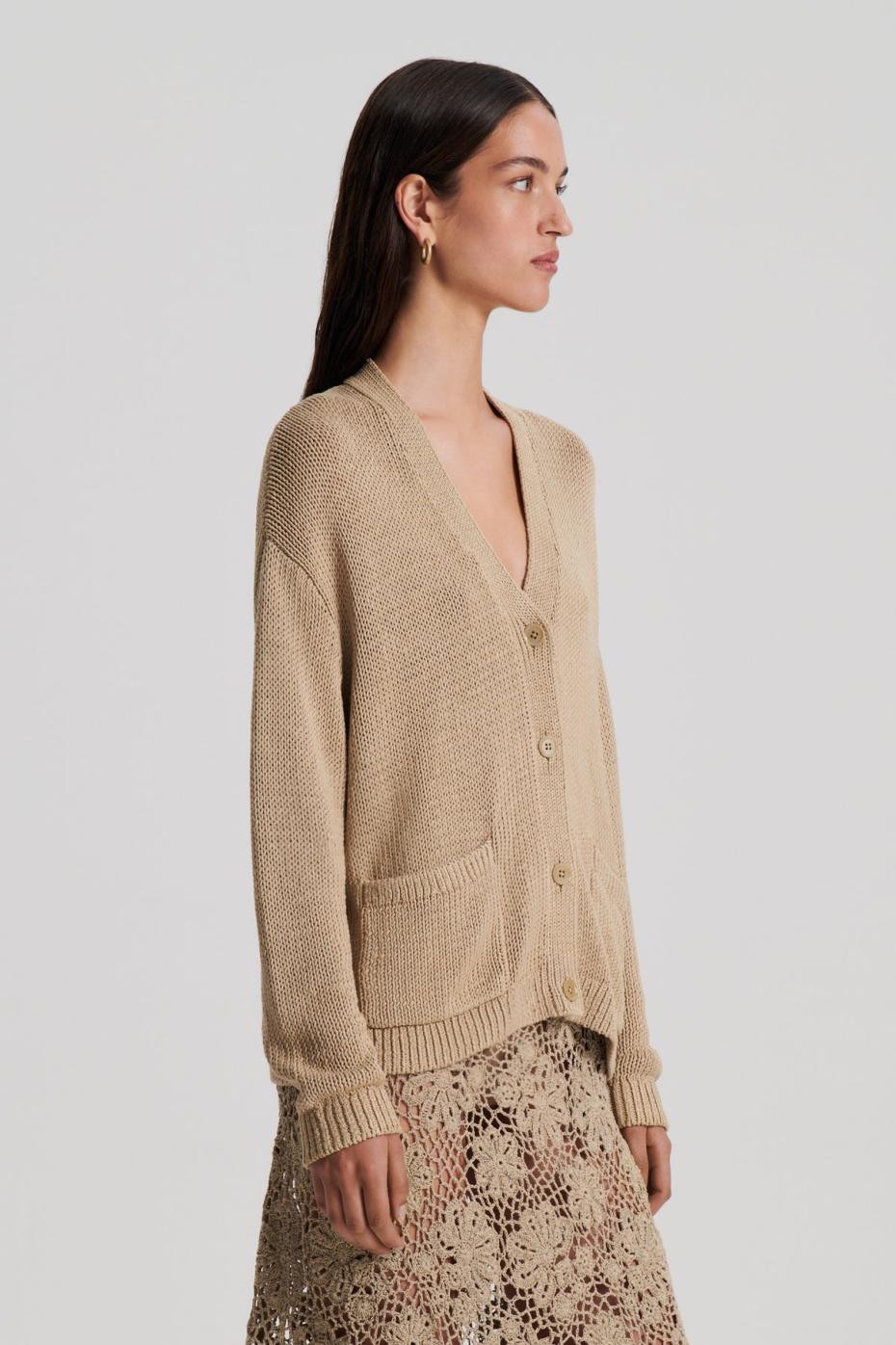 Knitwear | Women Scanlan Theodore SILK COTTON V Pebble