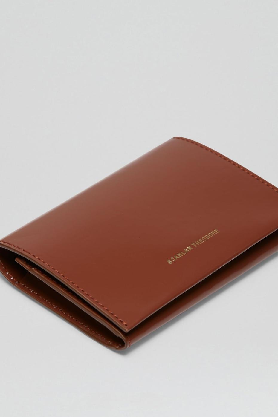 Leather | Women Scanlan Theodore CARD HOLDER Cigar