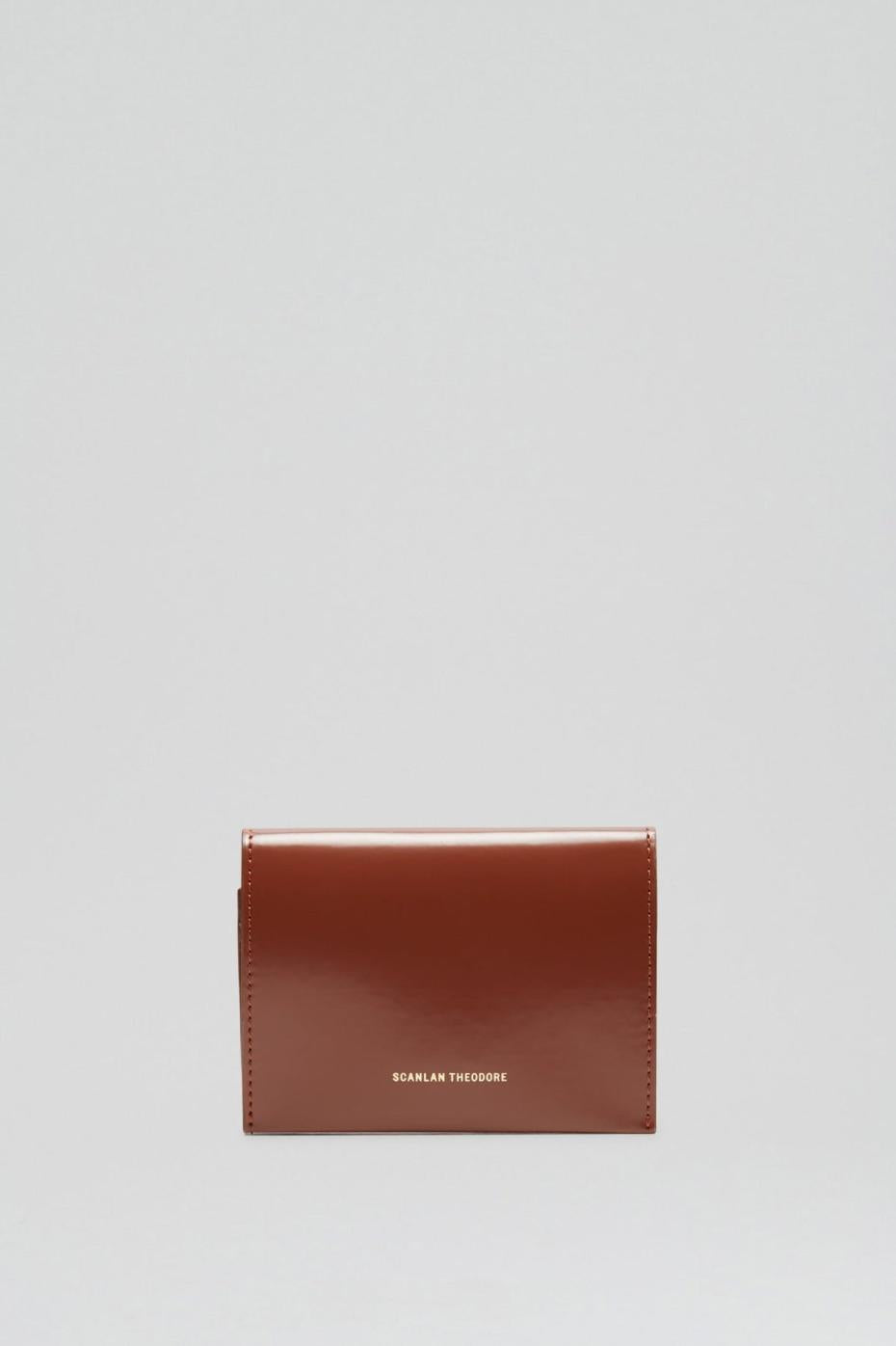 Leather | Women Scanlan Theodore CARD HOLDER Cigar