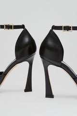 Leather | Women Scanlan Theodore GOLD TRIM PUMP 9.5 Black