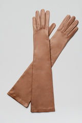 Leather | Women Scanlan Theodore LEATHER GLOVES Camel