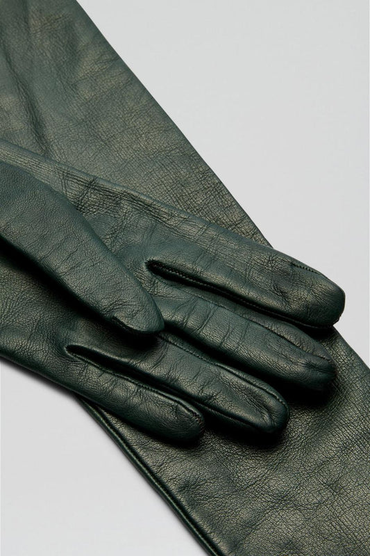 Leather | Women Scanlan Theodore LEATHER GLOVES Dark Green