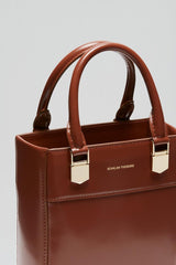 Leather | Women Scanlan Theodore MINI SHOPPER Cigar