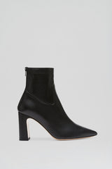 Leather | Women Scanlan Theodore STRETCH ANKLE BOOT 8.5 Black