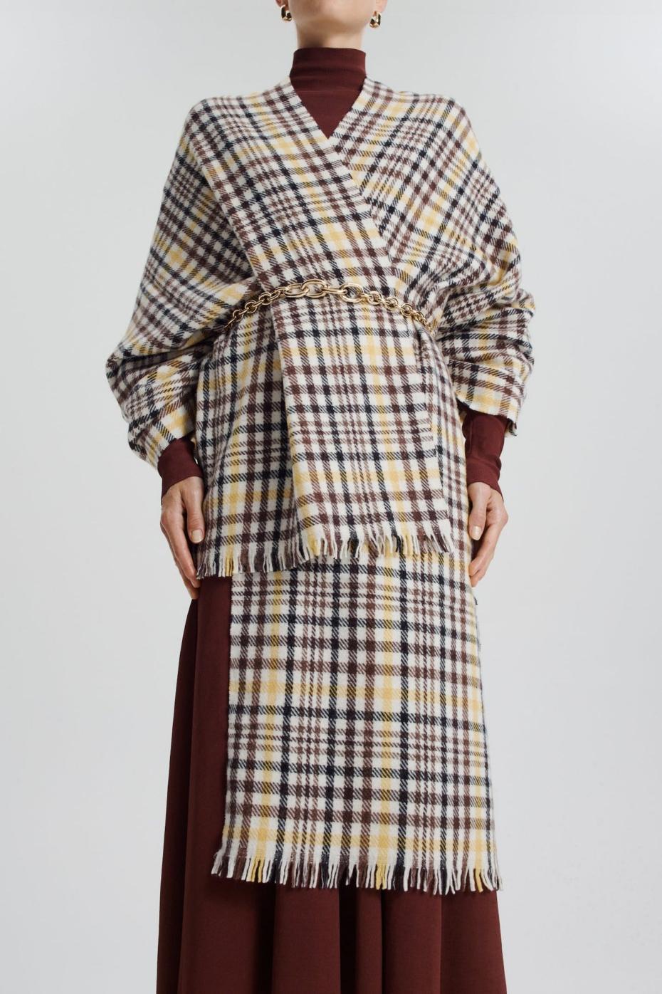 Scarves | Women Scanlan Theodore ITALIAN PLAID SCARF Ginger