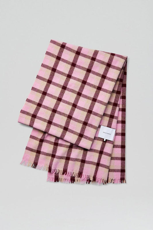 Scarves | Women Scanlan Theodore ITALIAN PLAID SCARF Pale Pink