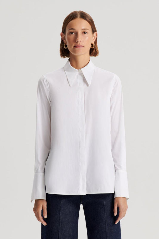 Shirts | Women Scanlan Theodore COTTON SHIRT White