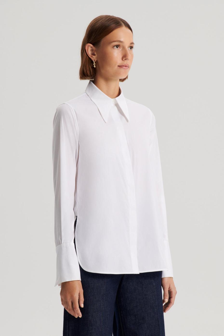 Shirts | Women Scanlan Theodore COTTON SHIRT White