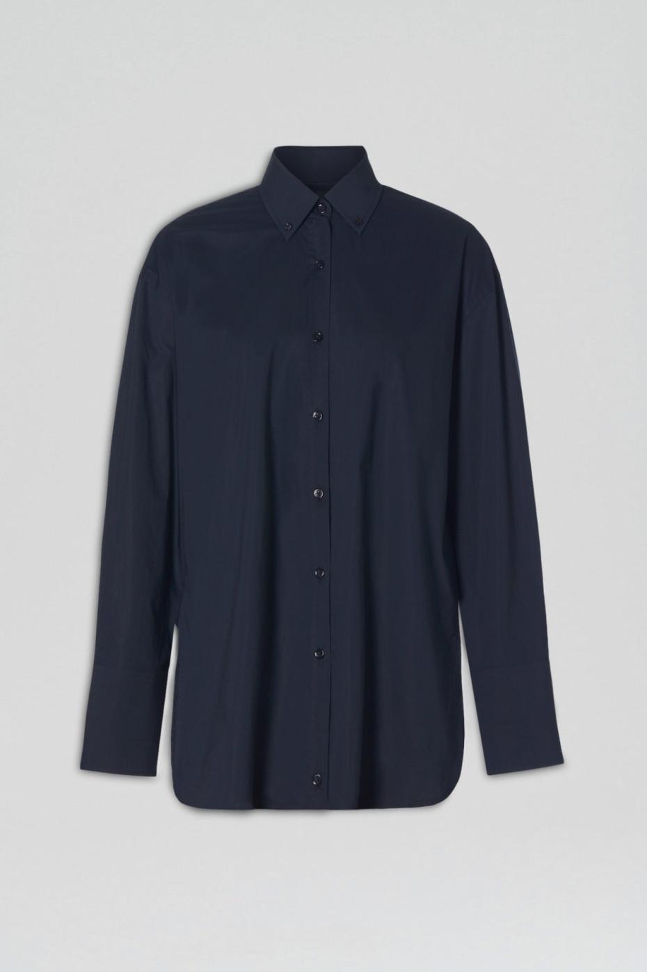 Shirts | Women Scanlan Theodore PARACHUTE COTTON SHIRT Navy
