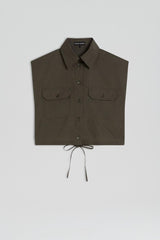 Shirts | Women Scanlan Theodore PARACHUTE CROP SHIRT Jungle