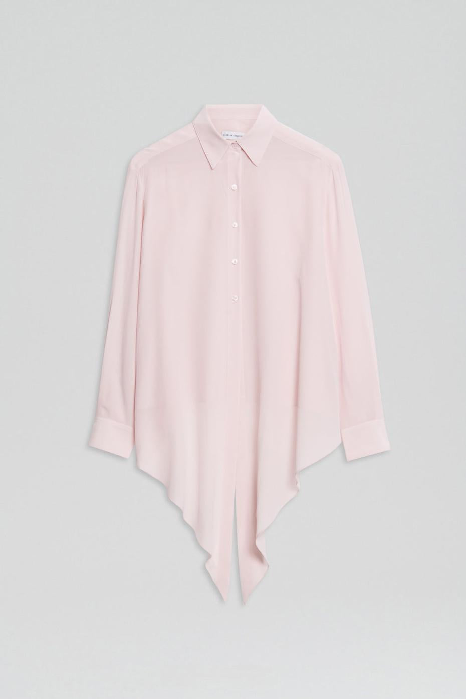 Shirts | Women Scanlan Theodore SILK TIE FRONT SHIRT Soft.pink
