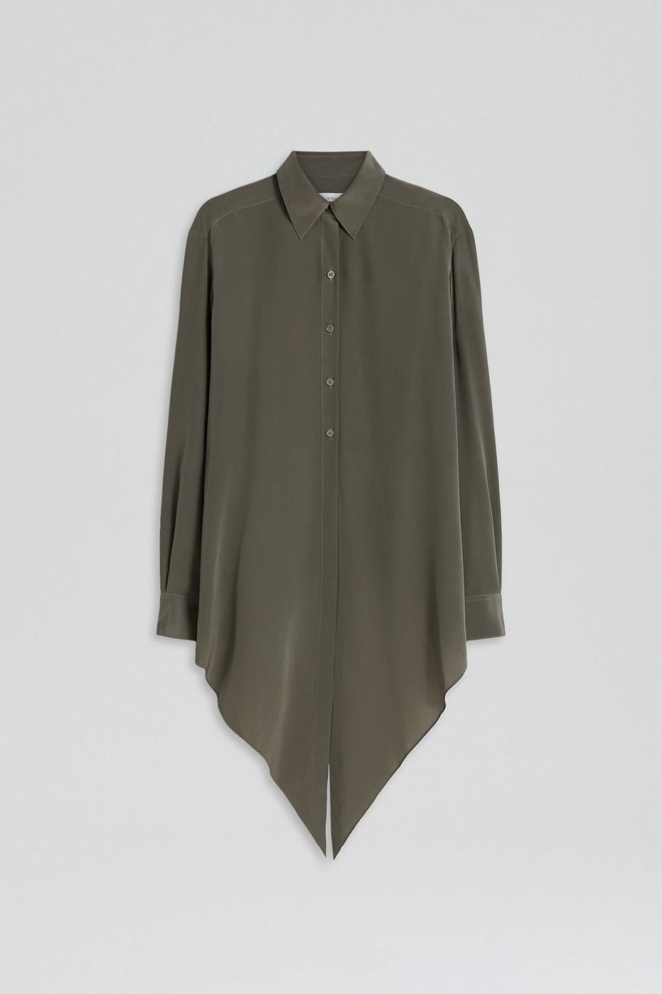 Shirts | Women Scanlan Theodore SILK TIE FRONT SHIRT Taupe