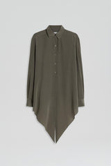 Shirts | Women Scanlan Theodore SILK TIE FRONT SHIRT Taupe